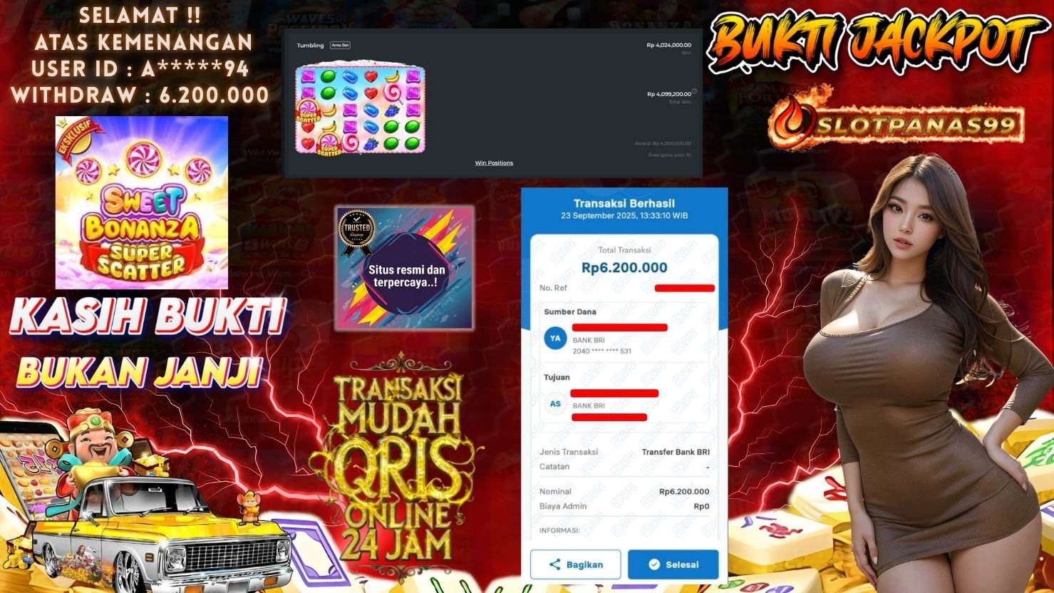 SLOTPANAS99 JACKPOT SLOT SWEET BONANZA SUPER SCATTER